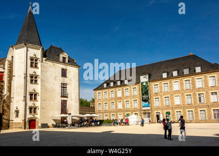 Nantes. Château des Ducs de Bretagne, Castello dei Duchi di Bretagna, Loire Atlantique. Pays de la Loire. Francia Foto Stock