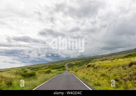 Autostrada Piilani, Maui, Hawaii, STATI UNITI D'AMERICA Foto Stock