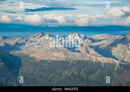 Vista aerea di Tierra del Fuego, Argentina Foto Stock