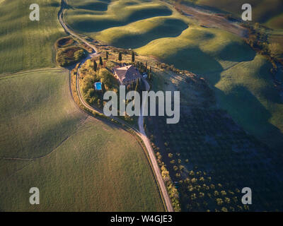 Podere Belvedere, Toscana, Italia Foto Stock