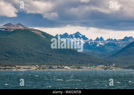 Puerto Wlliams, Canale del Beagle, Tierra del Fuego, Cile, Sud America Foto Stock