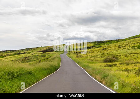 Autostrada Piilani, Maui, Hawaii, STATI UNITI D'AMERICA Foto Stock