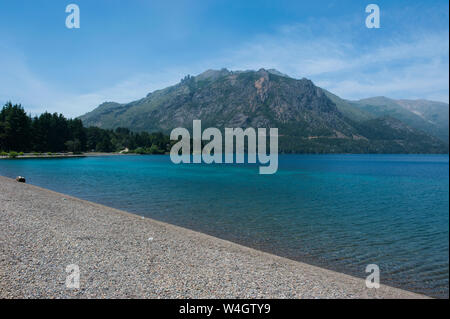 Lago Nahuel Huapi, Parco Nazionale Nahuel Huapi, Argentina, Sud America Foto Stock