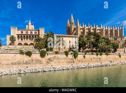 Maiorca, Kathedrale La Seu, Palma de Mallorca, Spanien Foto Stock