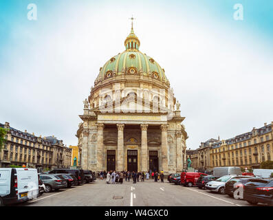 Esterno della Frederiks Kirke o Frederik è la Chiesa, Copenhagen, Danimarca Foto Stock