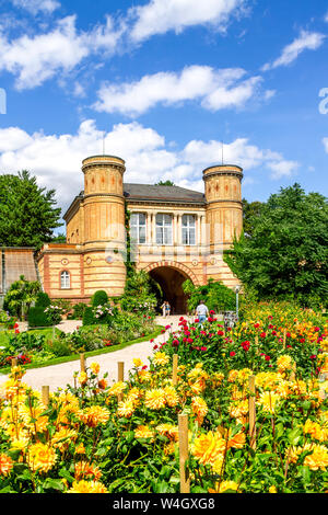 Giardino botanico, Karlsruhe, Germania Foto Stock