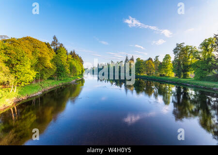 Tay river vicino a Perth, Scozia Foto Stock