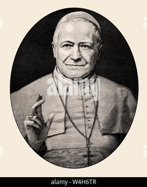 Il papa Pio IX, 13 maggio 1792 - 7 febbraio 1878, Papa dal 16 giugno 1846 fino alla sua morte Foto Stock