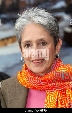 Cantante americana, cantautore e attivista, Joan Baez Foto Stock