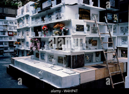 Manila Nord cimitero di Manila in Luzon Metro Manila nelle Filippine del Sud-est asiatico in Estremo Oriente Foto Stock