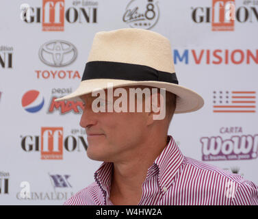 Giffoni Valle Piana, SA, Italia - 20 Luglio 2019 : Woody Harrelson a Giffoni Film Festival 2019 - Il 20 luglio 2019 a Giffoni Valle Piana, Italia. Foto Stock