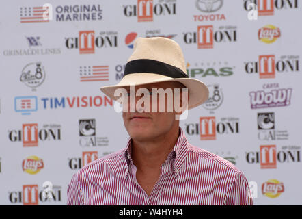 Giffoni Valle Piana, SA, Italia - 20 Luglio 2019 : Woody Harrelson a Giffoni Film Festival 2019 - Il 20 luglio 2019 a Giffoni Valle Piana, Italia. Foto Stock