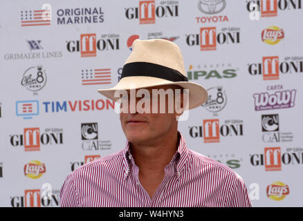 Giffoni Valle Piana, SA, Italia - 20 Luglio 2019 : Woody Harrelson a Giffoni Film Festival 2019 - Il 20 luglio 2019 a Giffoni Valle Piana, Italia. Foto Stock