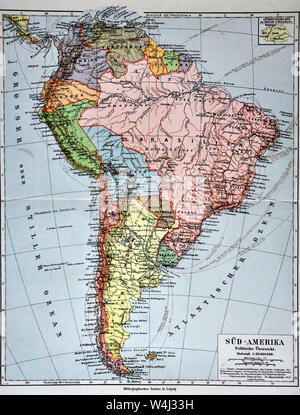 1900 Meyer mappa Foto Stock