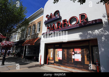 Sag Harbor Cinema Long Island New York Foto Stock