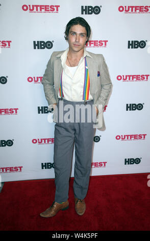 Hollywood, CA. 23 Luglio, 2019. Logan Huffman, al 2019 Outfest Los Angeles LGBTQ Film Festival centrotavola rivoluzionarie Screening di 'diritto' a Linwood Dunn Theatre in Hollywood, la California il 23 luglio 2019. Credito: Faye Sadou/media/punzone Alamy Live News Foto Stock