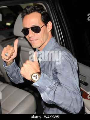 Miami, Stati Uniti d'America. 02Aug, 2012. MIAMI, FL - agosto 02: Marc Anthony apre Obama per l'America Campaign Office In Little Havana il 2 agosto 2012 a Miami in Florida. Persone: Marc Anthony Credito: tempeste Media Group/Alamy Live News Foto Stock