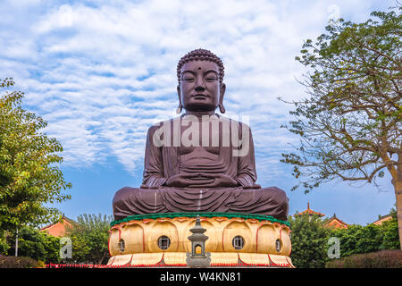 La grande statua buddista in Changhua, Taiwan Foto Stock