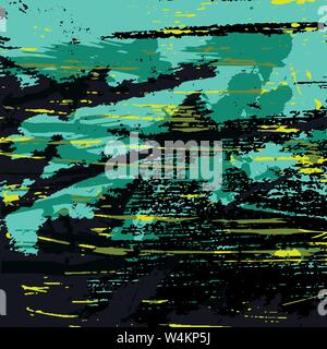 Le linee colorate Graffiti pattern su uno sfondo colorato Illustrazione Vettoriale