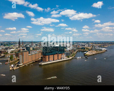 Amburgo - distretto di magazzino Speicherstadt Foto Stock