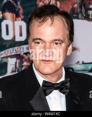 Los Angeles, CA - Luglio 22, 2019: Quentin Tarantino assiste il Los Angeles Premiere di " una volta a Hollywood" tenutasi presso la TCL Teatro Cinese Foto Stock