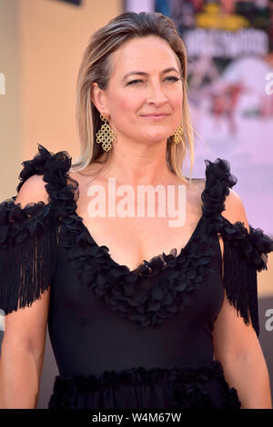 Los Angeles, Stati Uniti d'America. 22 Luglio, 2019. Zoe Bell alla premiere del film "Una volta . in Hollywood' a TCL Teatro Cinese. Los Angeles, 22.07.2019 | Utilizzo di credito in tutto il mondo: dpa/Alamy Live News Foto Stock