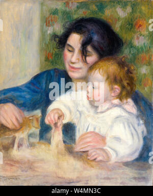 Pierre Auguste Renoir, Gabrielle et Jean, ritratto dipinto, 1895-1896 Foto Stock