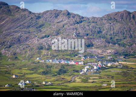 Miniere di rame in Allihies sulla penisola di Beara, Irlanda Foto Stock