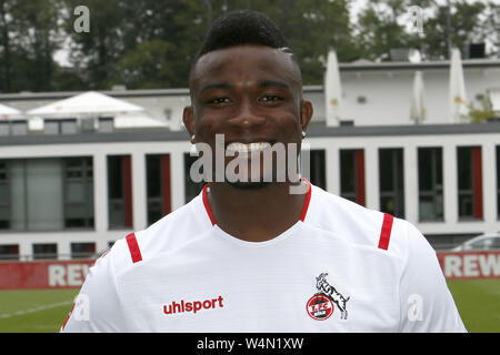 16 luglio 2019, della Renania settentrionale-Vestfalia, Colonia: Calcio, Bundesliga: 1 FC Colonia sessione di foto per la stagione 2019/20. Player Jhon Cordoba. Foto: Foto Unger/dpa Foto Stock