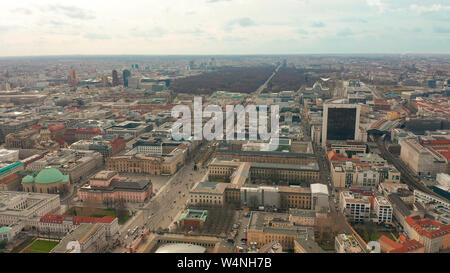 Vista aerea. la cattedrale di Berlino Foto Stock