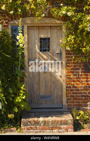 Dettaglio di un bel cottage in Walberswick, la vecchia casa d'angolo, Suffolk, Regno Unito Foto Stock