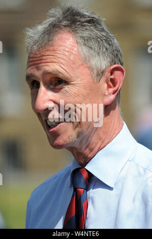 Londn, UK, 24 luglio 2019 Nigel Evans MP per Ribble Valley, nel Lancashire. I politici di Westminster il giorno Boris Johnson ha nominato primo ministro. Credito: JOHNNY ARMSTEAD/Alamy Live News Foto Stock