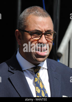 Londn, UK, 24 luglio 2019 James sapientemente MP per Braintree. I politici di Westminster il giorno Boris Johnson ha nominato primo ministro. Credito: JOHNNY ARMSTEAD/Alamy Live News Foto Stock