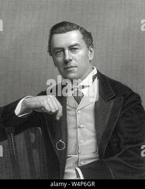 JOSEPH Chamberlain (1836-1914) statista britannico, prima liberale conservatore allora Foto Stock