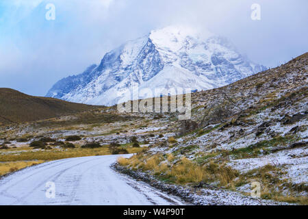 Torres del Paine, Cile. Foto Stock