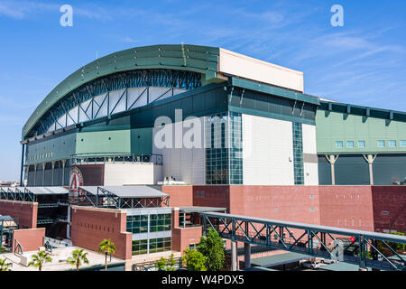 Chase Field casa degli Arizona Diamondbacks squadra di baseball Foto Stock