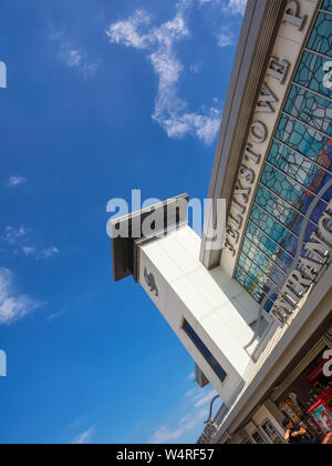 FELIXSTOWE, ESSEX, Regno Unito - 18 LUGLIO 2018: Cartello sul molo Foto Stock