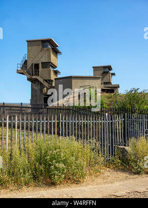 FELIXSTOWE, ESSEX, Regno Unito - 18 LUGLIO 2018: Vista dall'esterno del Landguard Fort Foto Stock