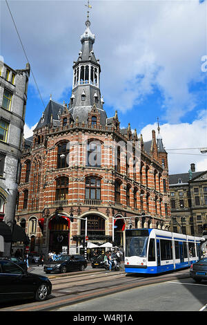 Magna Plaza shopping mall, Amsterdam, Paesi Bassi Foto Stock
