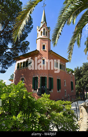 Vista sul parco Gell Foto Stock