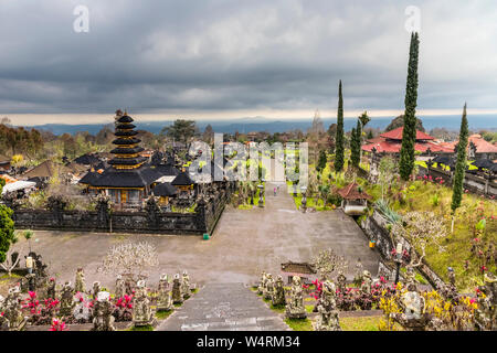 Pura Besakih tempio complesso, Besakih Bali, Indonesia Foto Stock