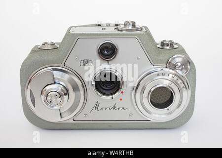 Zeiss Ikon Movikon 8 stretto Film Fotocamera, 8 mm pellicola fotocamera Zeiss Ikon Movikon 8 Schmalfilmkamera, 8 mm Pellicola Kamera Foto Stock