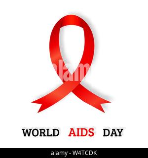 La GIORNATA MONDIALE DELL AIDS vettore di concetto Illustrazione Vettoriale