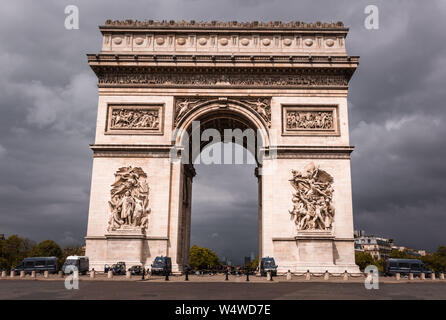 Arco di Trionfo, Parigi, Francia Foto Stock