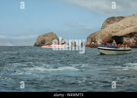 Paracas Riserva nazionale vicino a Pisco in Perù è un grande parco nazionale che comprende la zona di mare intorno alle Isole Ballestas. Essa è stata dichiarata a Wo Foto Stock