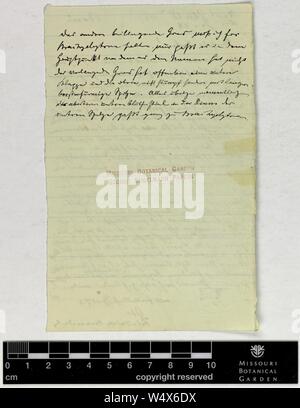 Corrispondenza - Brendel (Federico) e Engelmann (George) Foto Stock