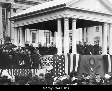 La seconda inaugurazione del presidente William McKinley, U. S. Capitol, Washington DC, USA, Francesco Benjamin Johnston raccolta, Marzo 4, 1901 Foto Stock