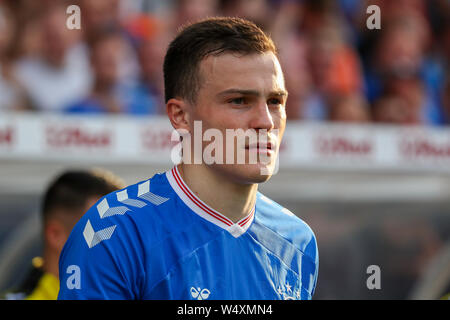 Glasgow, Regno Unito il 25 luglio 2019. Glasgow Rangers giocato contro Progres Niederkorn football club dal Lussemburgo nel secondo round dell'Europa League calcio concorrenza. Credito: Findlay/Alamy Live News Foto Stock