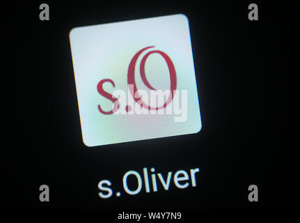 S. Oliver icona applicazione sul display del computer Foto Stock