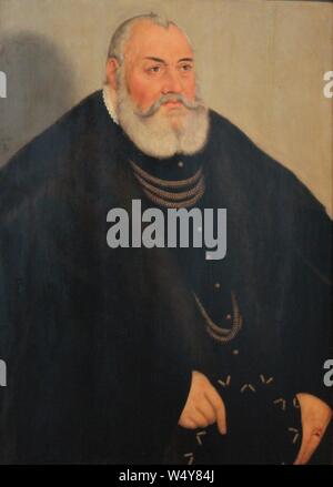 Cranach, Lucas (II) - Georg der Fromme - Jagdschloss Grunewald - 1564. Foto Stock